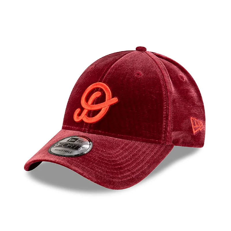 New Era x Tony Delfino Velvet Dark Red 9FORTY Adjustable Cap