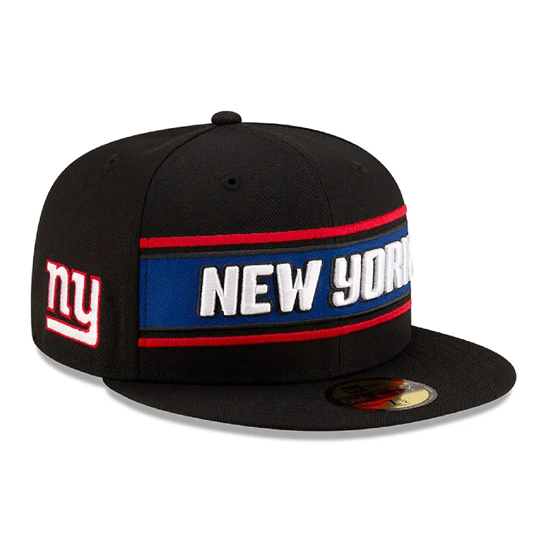 New York Giants NFL Sideline 2024 Black 59FIFTY Fitted Cap