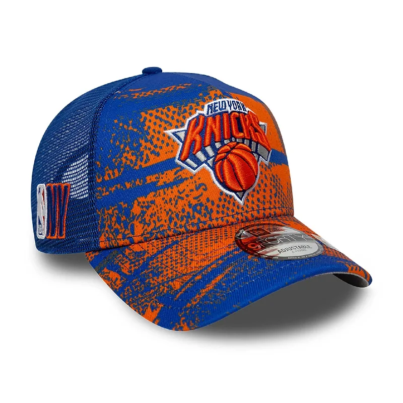 New York Knicks NBA Tip Off Orange 9FORTY A-Frame Adjustable Cap