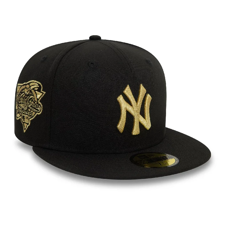 New York Yankees Cooperstown Metallic Black 59FIFTY Fitted Cap