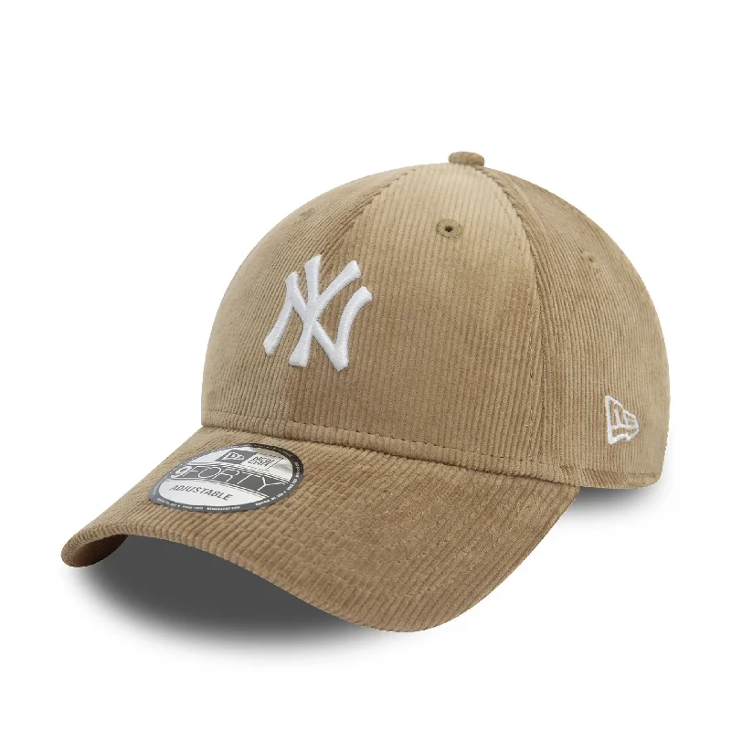 New York Yankees Cord Beige 9FORTY Adjustable Cap