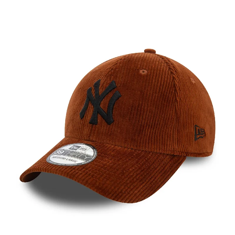 New York Yankees Cord Brown 39THIRTY Stretch Fit Cap