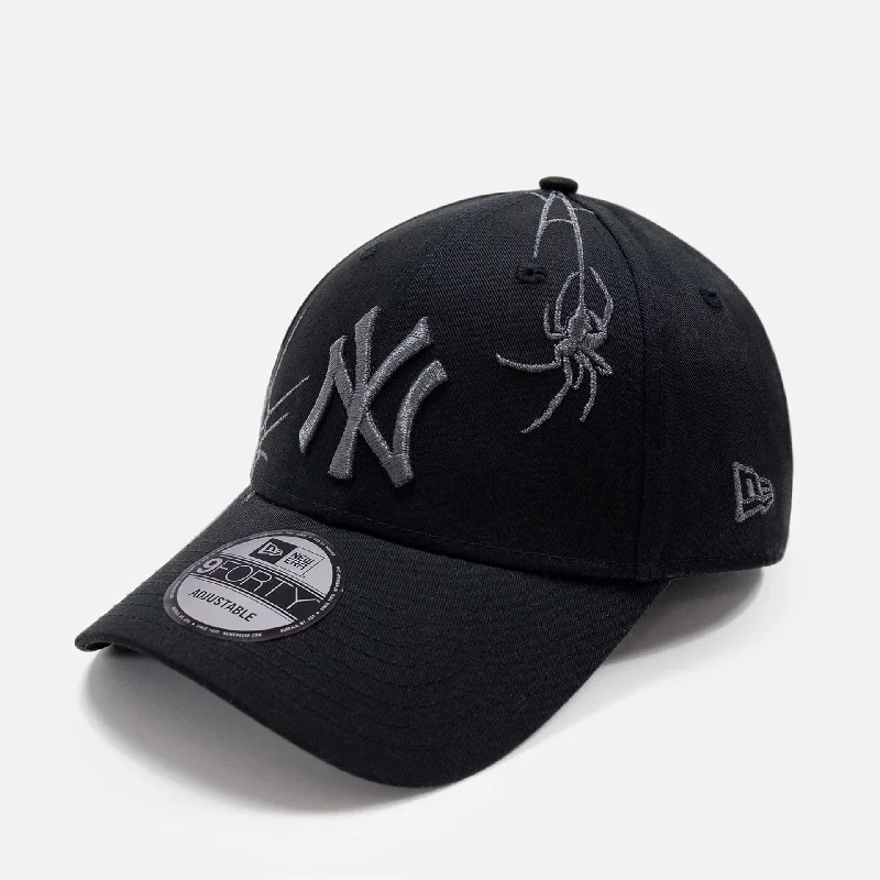 New York Yankees Halloween Spider Web Black 9FORTY Adjustable Cap