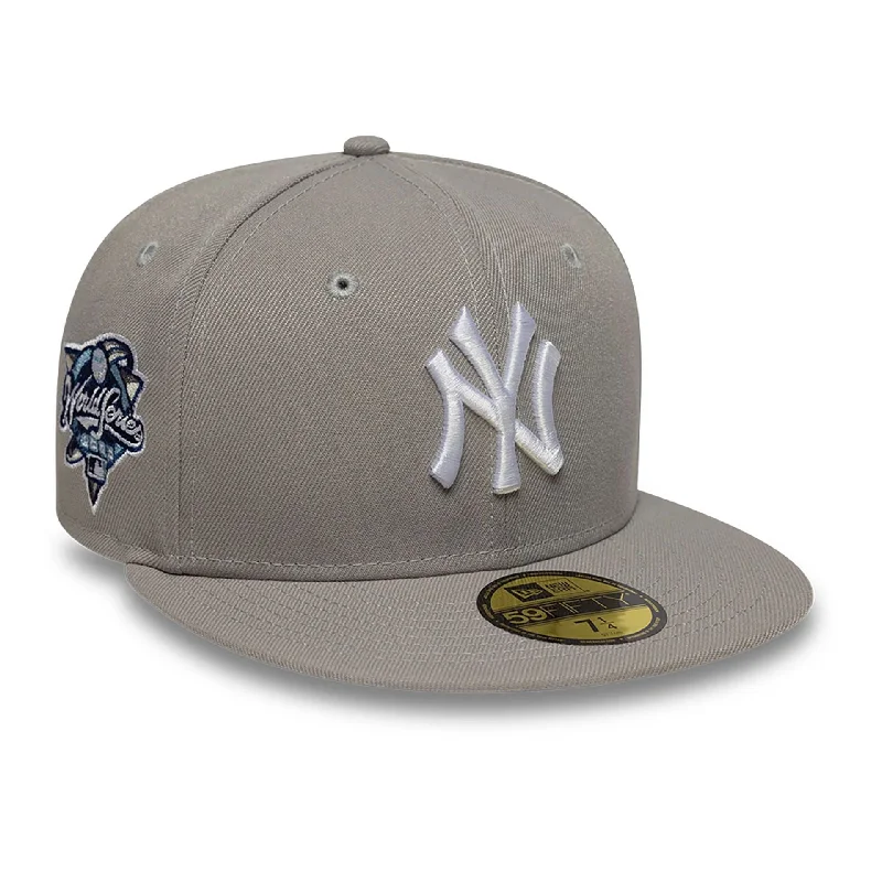 New York Yankees Patch Grey 59FIFTY Fitted Cap