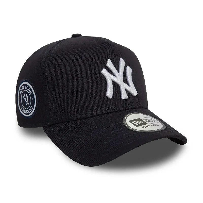 New York Yankees Patch Navy 9FORTY E-Frame Adjustable Cap