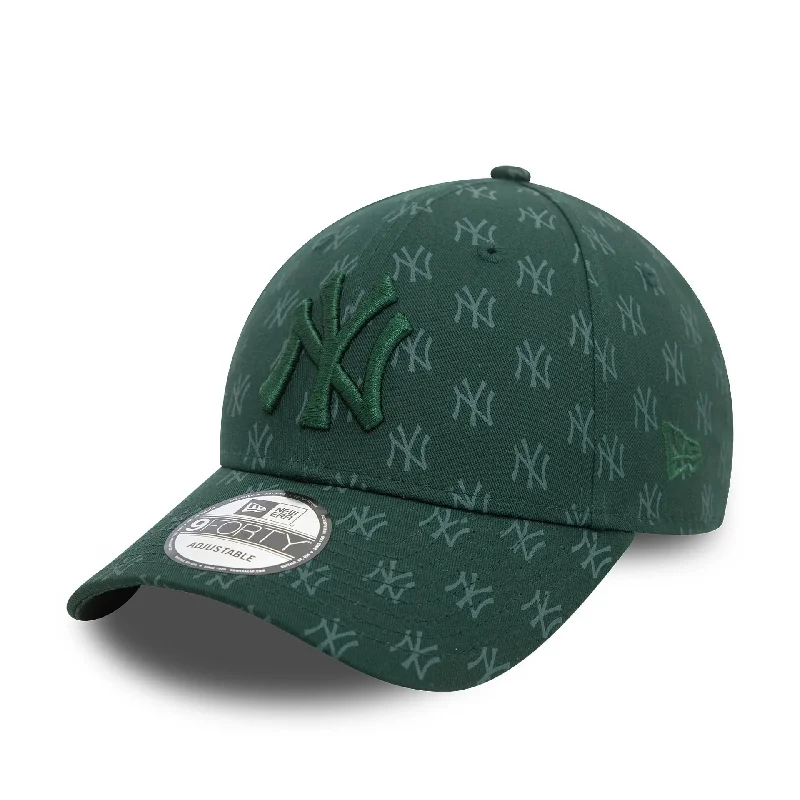 New York Yankees Team Monogram Dark Green 9FORTY Adjustable Cap