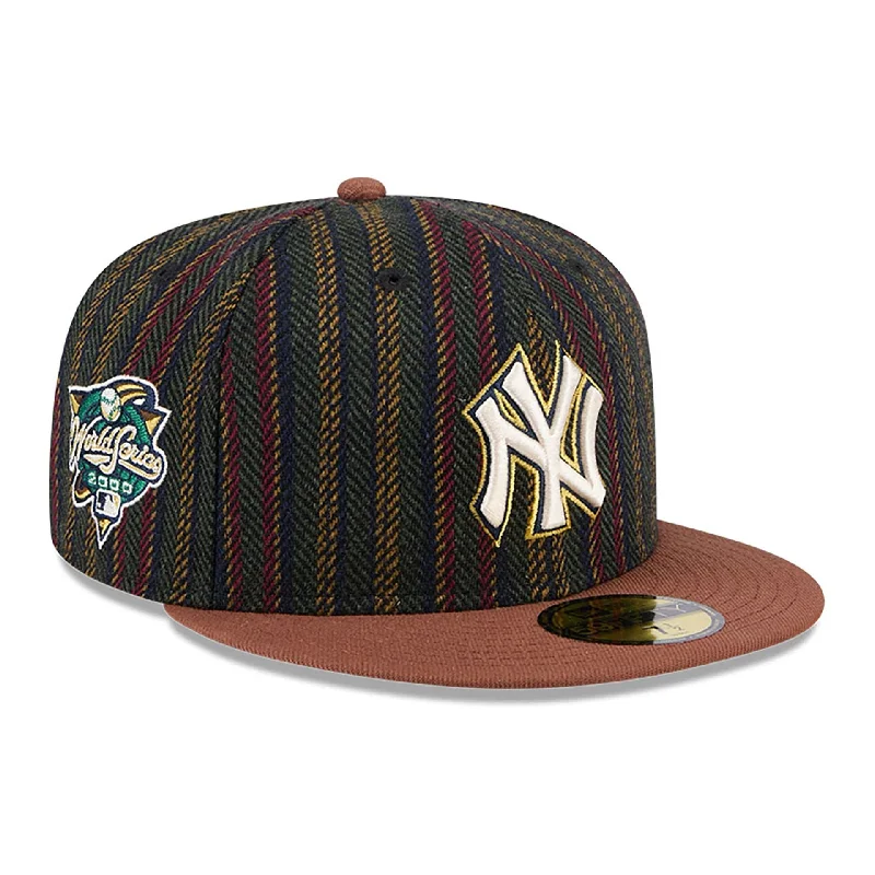 New York Yankees Vintage Herringbone Dark Brown 59FIFTY Fitted Cap