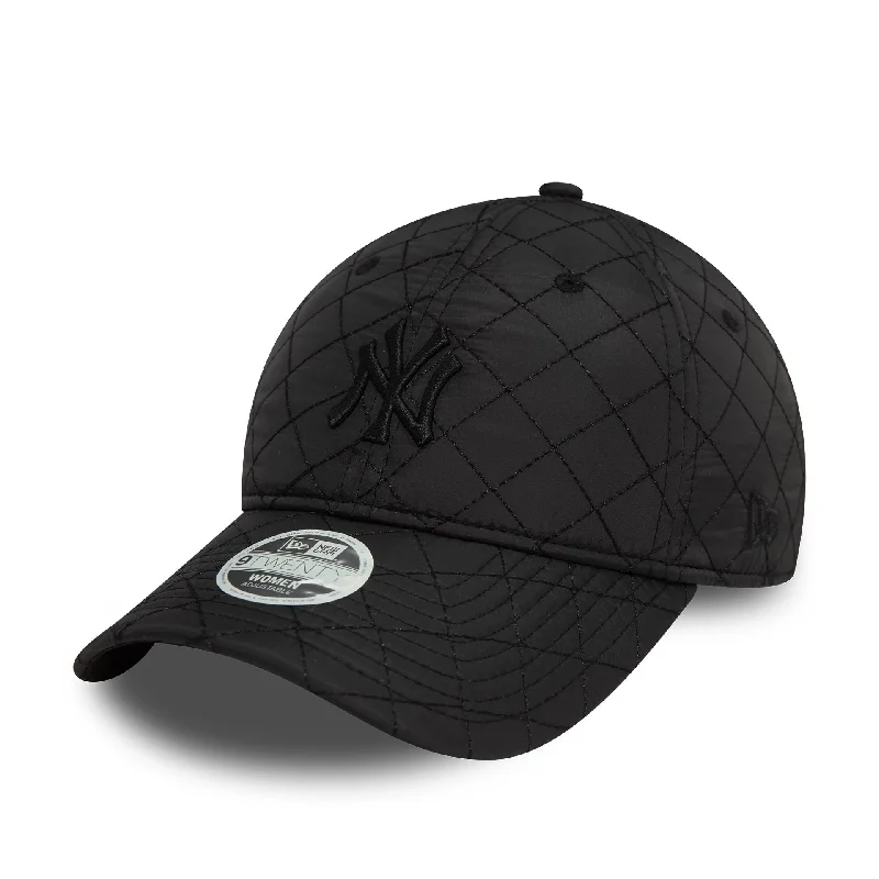 New York Yankees Womens Padded Black 9TWENTY Adjustable Cap