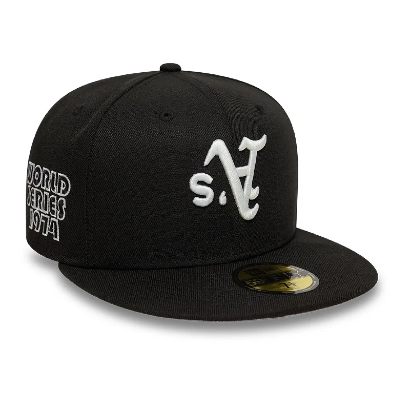 Oakland Athletics Halloween Glow In The Dark Black 59FIFTY Fitted Cap