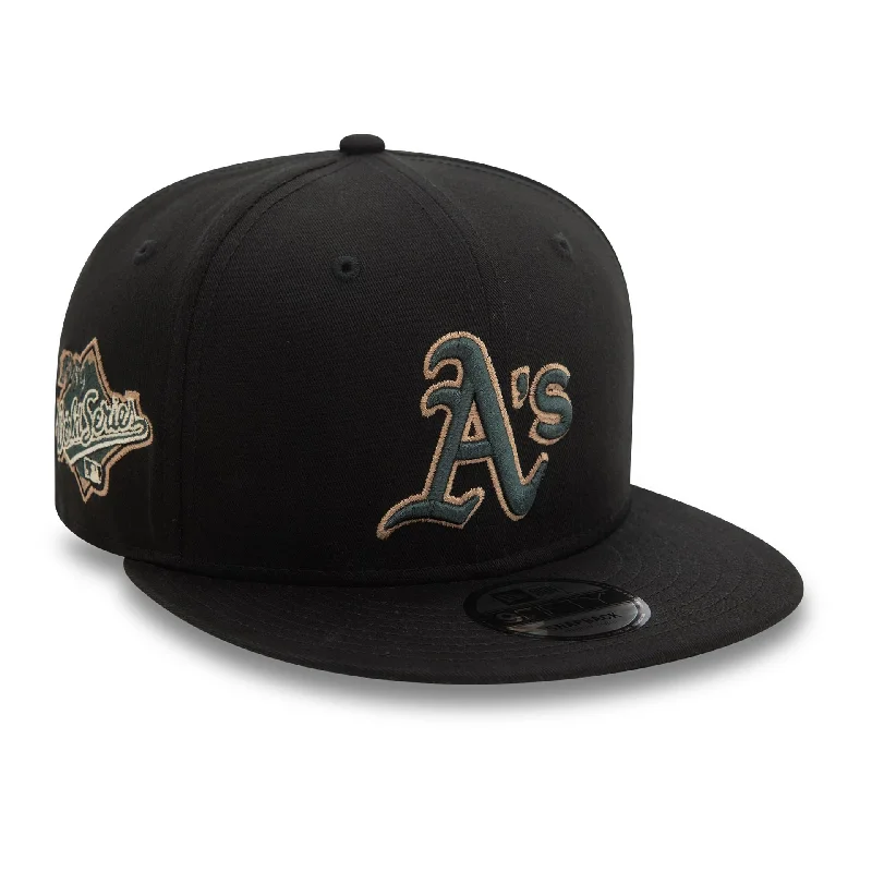 Oakland Athletics Seasonal World Series Black 9FIFTY Snapback Cap