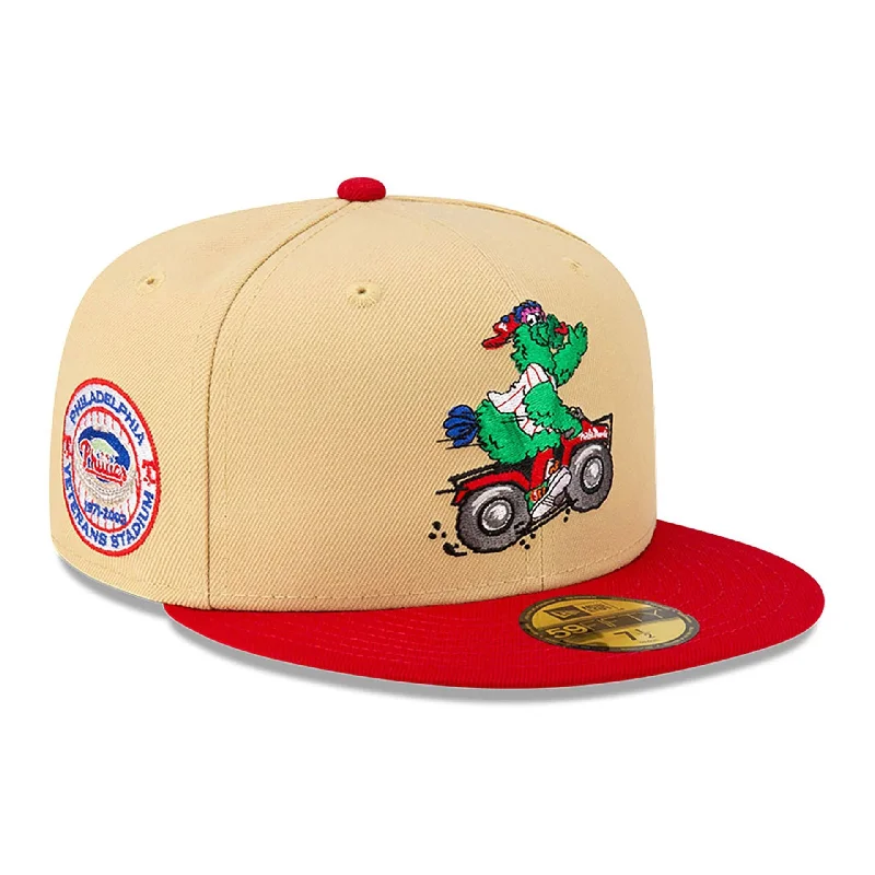 Philadelphia Phillies MLB Mascots Vegas Gold 59FIFTY Fitted Cap