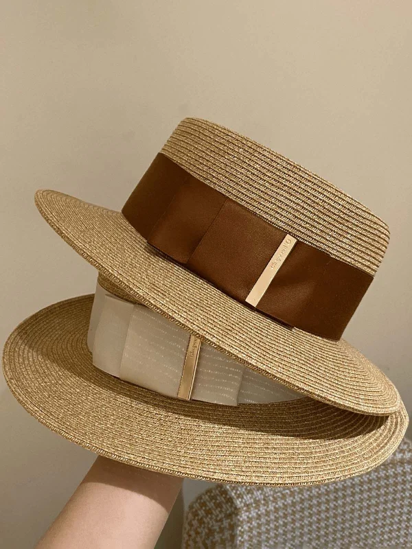 Make A Statement Ribbon Beach Hat