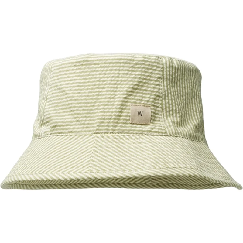 Wheat Green Stripe Bucket Hat Alec